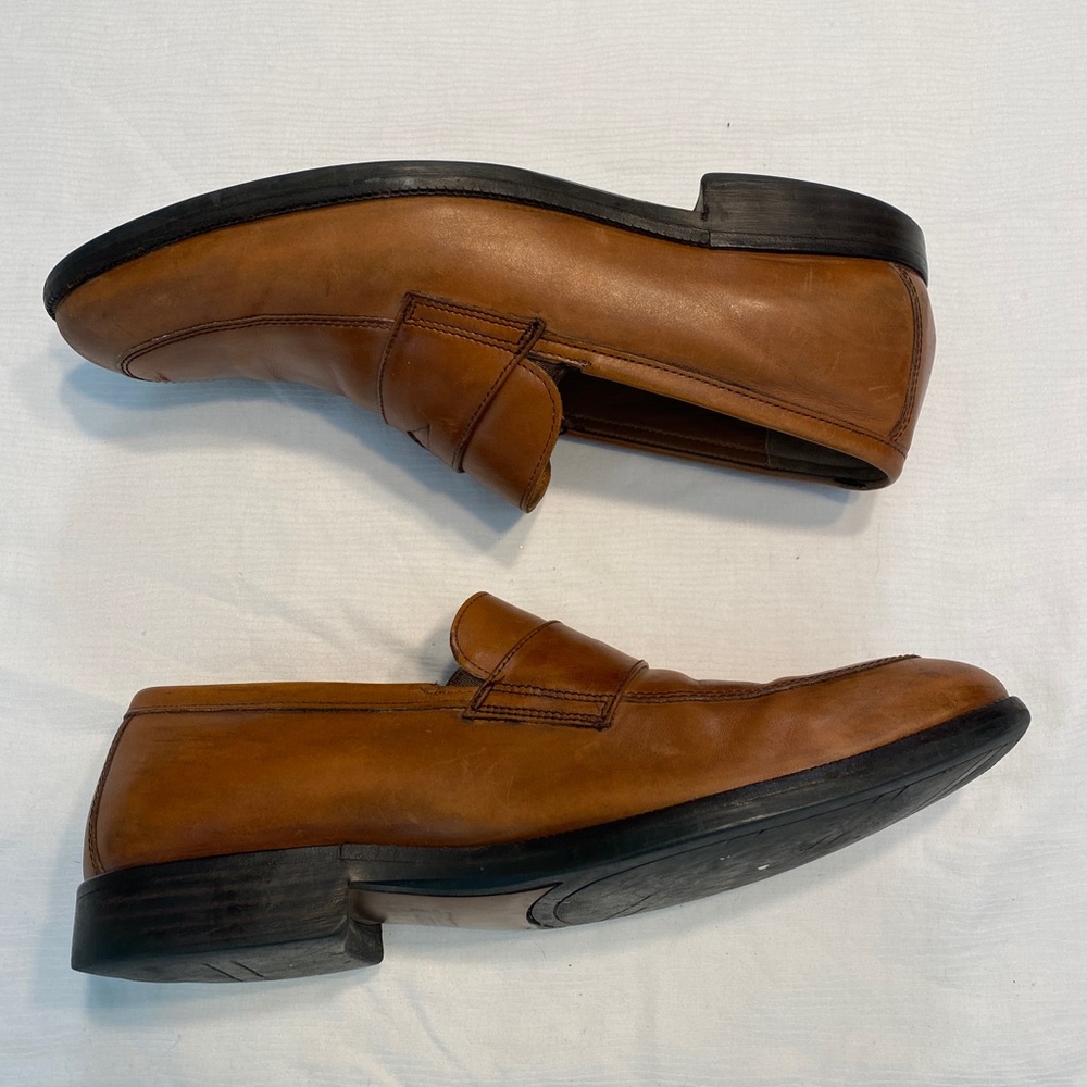 Johnston & Murphy Sheepskin Penny Loafers - Picture 9 of 16